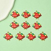 10Pcs 5 Style Cute Printed Alloy Pendants ENAM-YW0003-46B-2