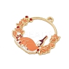 Thanksgiving Day Alloy Enamel Pendants FIND-Z064-03I-2