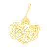 Brass Filigree Big Pendants KKC-T003-31G-1