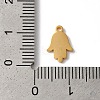 PVD Vacuum Plating 304 Stainless Steel Charms STAS-L081-021G-3