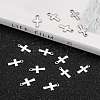 Stainless Steel Tiny Cross Charms STAS-Q168-07-5