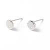 201 Stainless Steel Stud Earring Findings LS-X-STAS-P308-09A-S-1