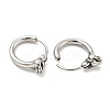 316 Surgical Stainless Steel Hoop Earrings EJEW-D096-13D-AS-2