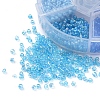 6 Colors 8/0 Glass Seed Beads SEED-X0052-03B-3mm-3