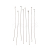Tarnish Resistant Jewelry Tools and Equipment Decorative Stainless Steel Flat Head Pins X-STAS-E023-0.6x40mm-1
