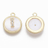 Brass Micro Pave Cubic Zirconia Pendants KK-T062-04I-NF-2