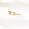 304 Stainless Steel Cuff Open Rings SA-CBAD22F-01G-C-5