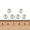 Brass Grade A Rhinestone Spacer Beads RB-A014-Z8mm-13S-3