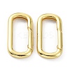 Brass Keychain Clasps KK-B046-01G-2
