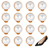 16Pcs Plastic Imitation Pearl Shoe Decoration AJEW-PH0004-47-1