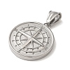 Non-Tarnish 304 Stainless Steel Pendants LS-STAS-B073-04P-2