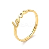 Ion Plating(IP) 304 Stainless Steel Finger Rings RJEW-L107-018G-1