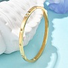 304 Stainless Steel Rhinestone Bangles for Women BJEW-Z092-05G-2