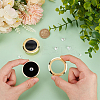 Alloy Loose Diamond Boxes CON-WH0104-11B-G-3