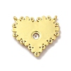 Rack Plating Brass Micro Pave Clear Cubic Zirconia Connector Charms KK-P230-05G-3