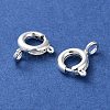 Rack Plating Brass Spring Ring Clasps KK-F090-22S-2