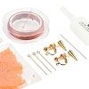 MIYUKI Seed Beads Branch Earrings Making Kits DIY-H165-03A-4