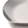 Non-Tarnish Heart 430 Stainless Steel Jewelry Display Plate STAS-P289-02P-3