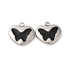 304 Stainless Steel Enamel Charms STAS-L022-008P-A-1