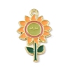 Golden Plated Alloy Enamel Pendants LS-FIND-M015-01G-C-1