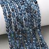 Natural Devil Blue Aquamarine Beads Strands G-P629-A02-04-1