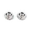 Brass Micro Pave Clear Cubic Zirconia Spacer Beads LS-KK-K371-31P-1