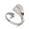 Non-Tarnish 304 Stainless Steel Open Cuff Rings RJEW-Z018-16P-3