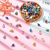 50Pcs 10 Colors ABS Plastic Imitation Pearl Charms KY-YW0001-84P-6