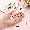 30Pcs 6 Styles Alloy Enamel Pendants ENAM-YW0008-96-5