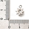 Brass Micro Pave Cubic Zirconia Charms KK-C085-19P-3