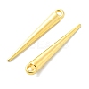 Tibetan Style Alloy Spike Pendants TIBEP-A16461-G-NR-2