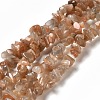 Natural Sunstone Chip Beads Strands X-G-M205-15A-1