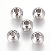 Tarnish Resistant 201 Stainless Steel European Beads STAS-F170-01P-A-1