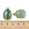 Natural Green Strawberry Quartz Pendants G-M431-10G-07-3