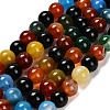 Dyed Natural Agate Beads Strands G-G203-10G-10mm-2
