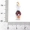 304 Stainless Steel Enamel Pendants X-STAS-F358-01G-06-3
