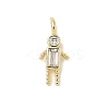 Brass Micro Pave Cubic Zirconia Pendants LS-ZIRC-I356-17G-A01-1