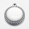 Tarnish Resistant 304 Stainless Steel Pendants STAS-E136-01-1