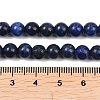 Dyed Natural Grade AA Lapis Lazuli Round Bead Strands X-G-M290-6mm-AA-4
