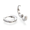 304 Stainless Steel Huggie Hoop Earrings EJEW-L252-042P-2
