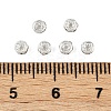 Rack Plating Rondelle Brass Grade A Crystal Rhinestone Spacer Beads X-RB-D300-S-2