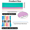 7Pcs 7 Colors Non-woven Felt Fabric DIY-CP0012-69E-2