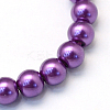 Baking Paint Glass Pearl Bead Strands X-HY-Q003-3mm-37-2