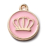 Alloy Enamel Charms ENAM-CJC0011-80B-1