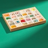 30 Grids PU Leather & Bamboo Jewelry Display Trays PW-WGCF8AC-01-1