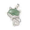 Natural & Synthetic Mixed Gemstone Pendants G-G871-04P-3
