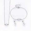 304 Stainless Steel Jewelry Sets SJEW-H138-27P-1