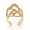 Ion Plating(IP) 304 Stainless Steel Cuff Open Rings for Women RJEW-N052-19G-3