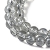 Drawbench Transparent Glass Beads Strands GLAD-Q012-8mm-09-2