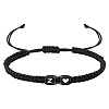 1Pc Adjustable Nylon Cord Braided Bracelets for Women Men BJEW-LP0001-31A-Z-1